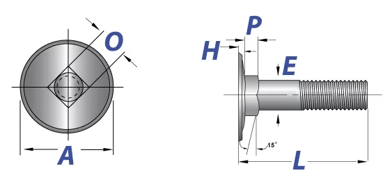 Elevator Bolts Dimensions