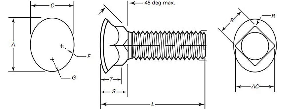 Elliptical Head Plow Bolt Supplier